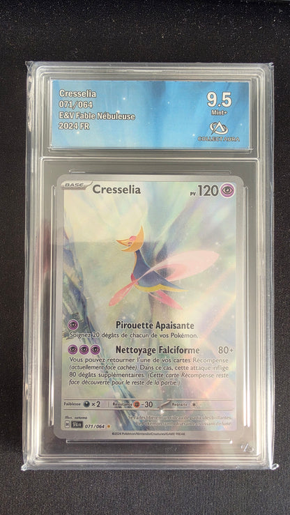 Carte Pokémon Gradée Collect Aura Cresselia 9.5 071/064 - face