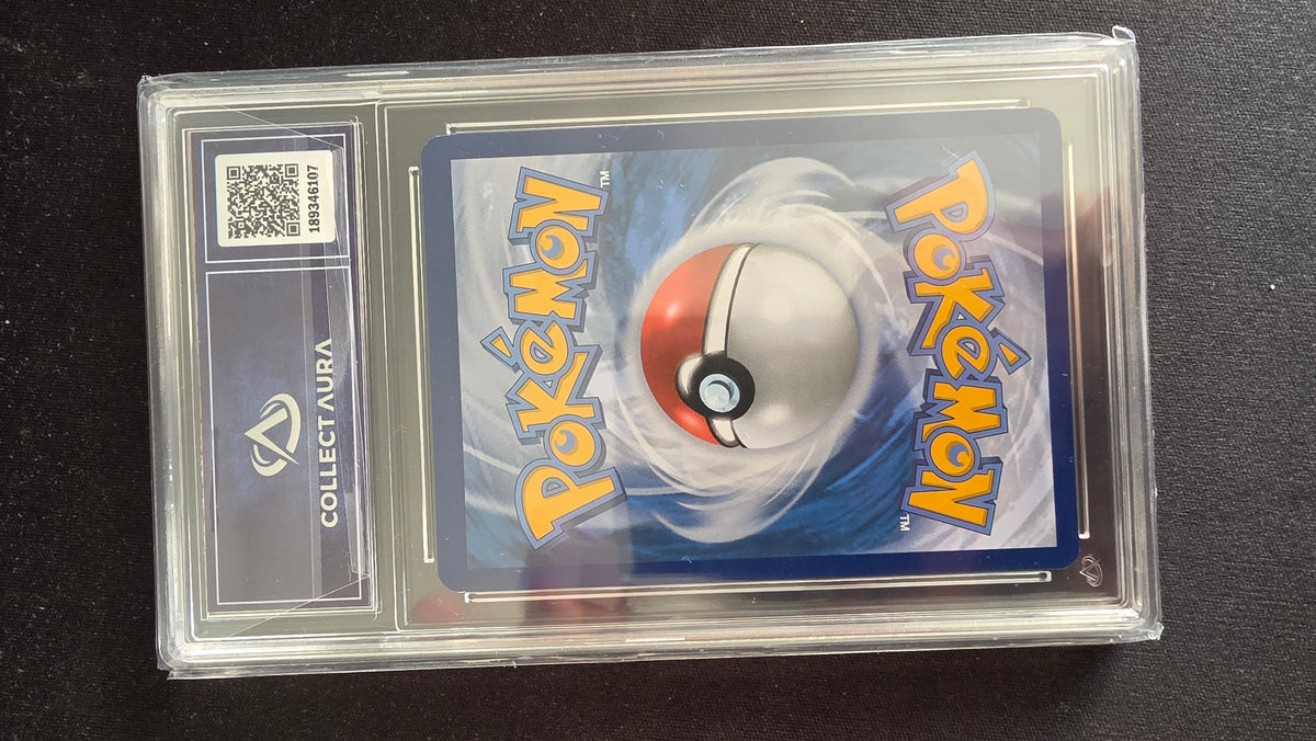 Carte Pokémon Gradée Collect Aura Flâmigator ex 9.5 258/193 - arrière
