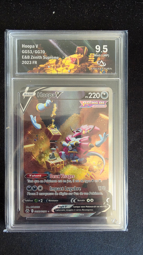 Carte Pokémon Gradée Collect Aura Hoopa V 9.5 GG53/GG70 n°739454590