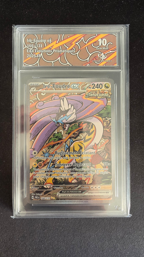 Carte Pokémon Gradée Collect Aura Ire Foudre ex 10 166/131 n°136052306