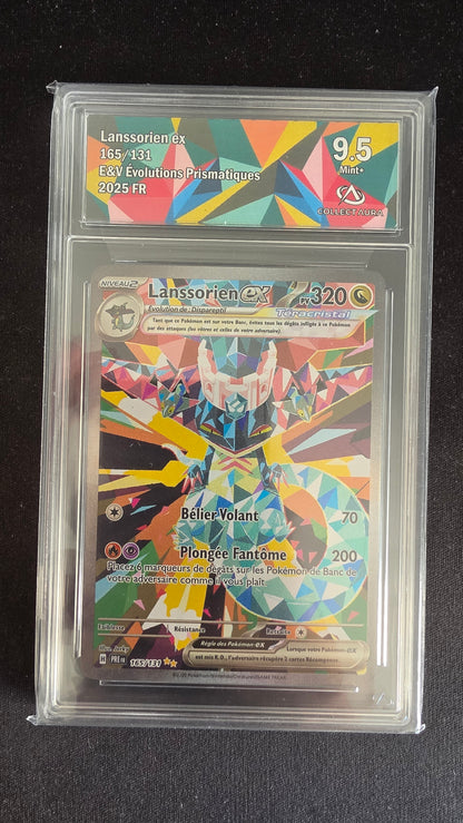 Carte Pokémon Gradée Collect Aura Lanssorien ex 9.5 165/131 - face