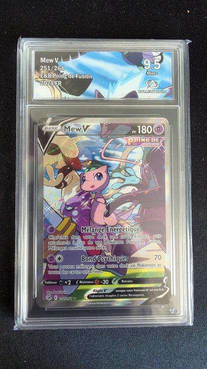 Carte Pokémon Gradée Collect Aura Mew V 9.5 251/264 - face