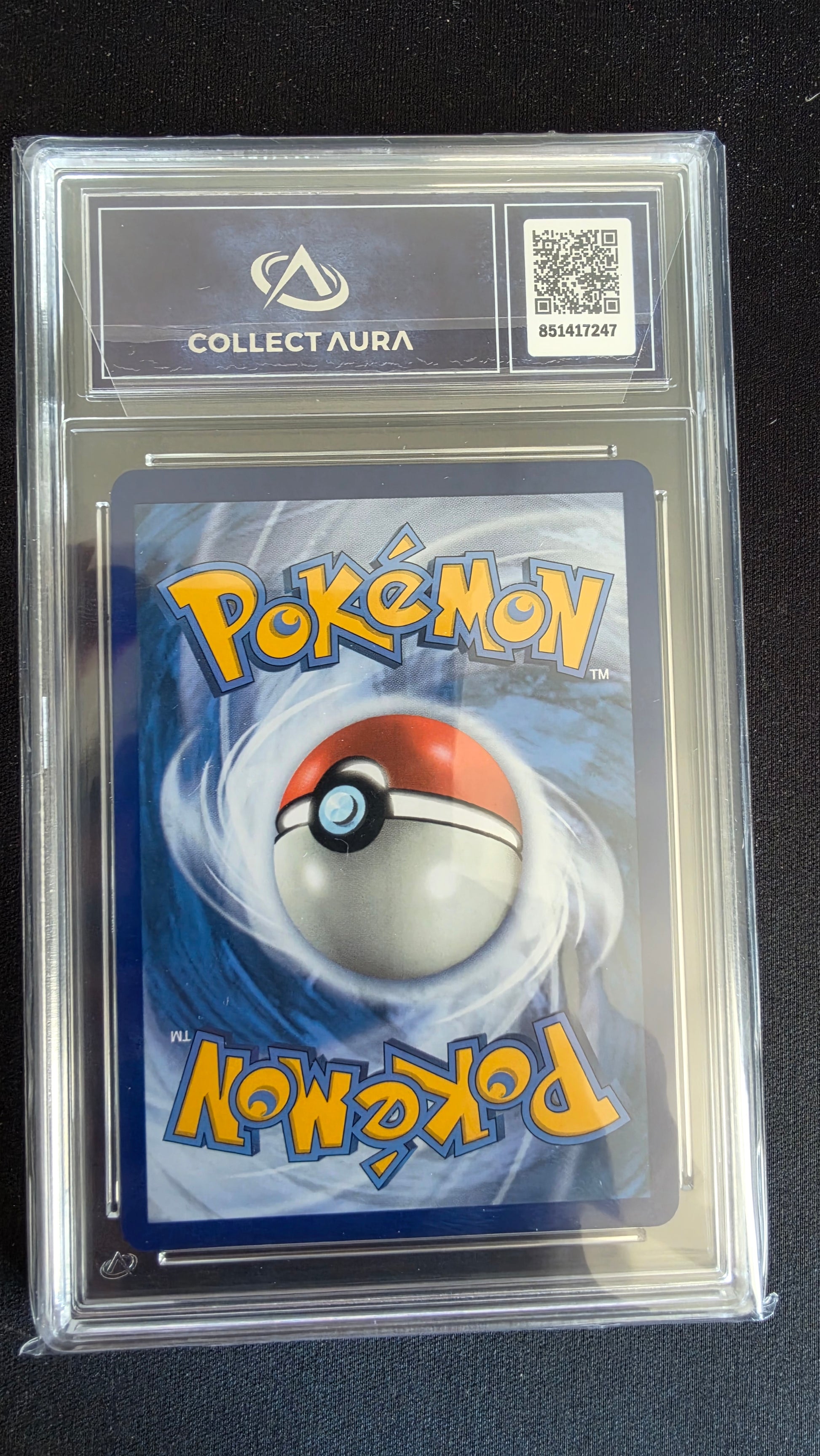 Carte Pokémon Gradée Collect Aura Mewtwo V 9.5 072/078 - arrière