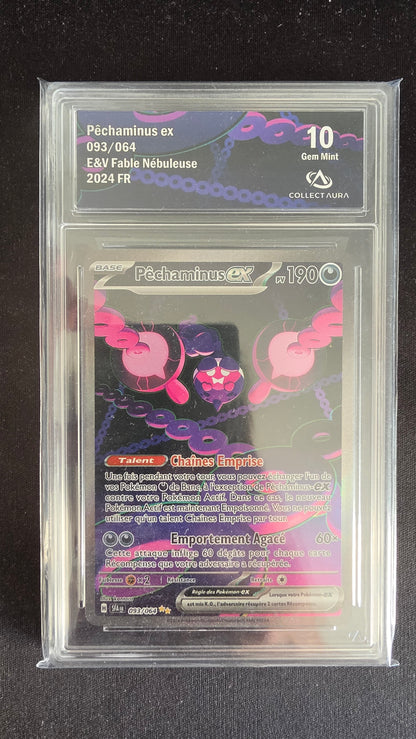 Carte Pokémon Gradée Collect Aura Pêchaminus ex 10 093/064 - face