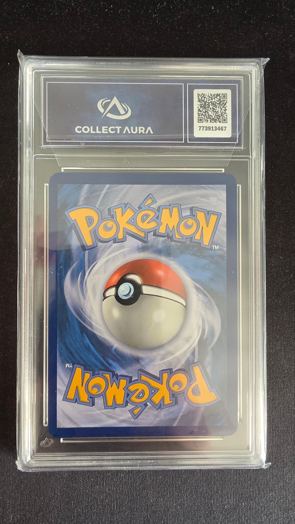 Carte Pokémon Gradée Collect Aura Pêchaminus ex 10 163/131 - arrière