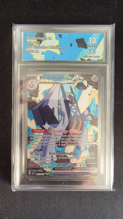 Carte Pokémon Gradée Collect Aura Pondralugon ex 10 241/191 - face