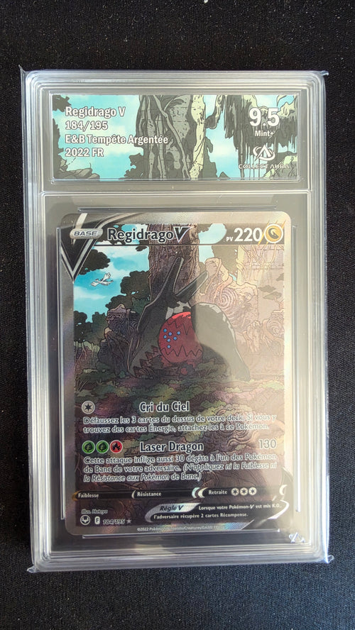 Carte Pokémon Gradée Collect Aura Regidrago V 9.5 184/195 n°668369680