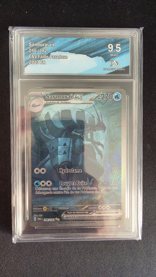 Carte Pokémon Gradée Collect Aura Sarmuraï ex 9.5 246/182 n°789916389