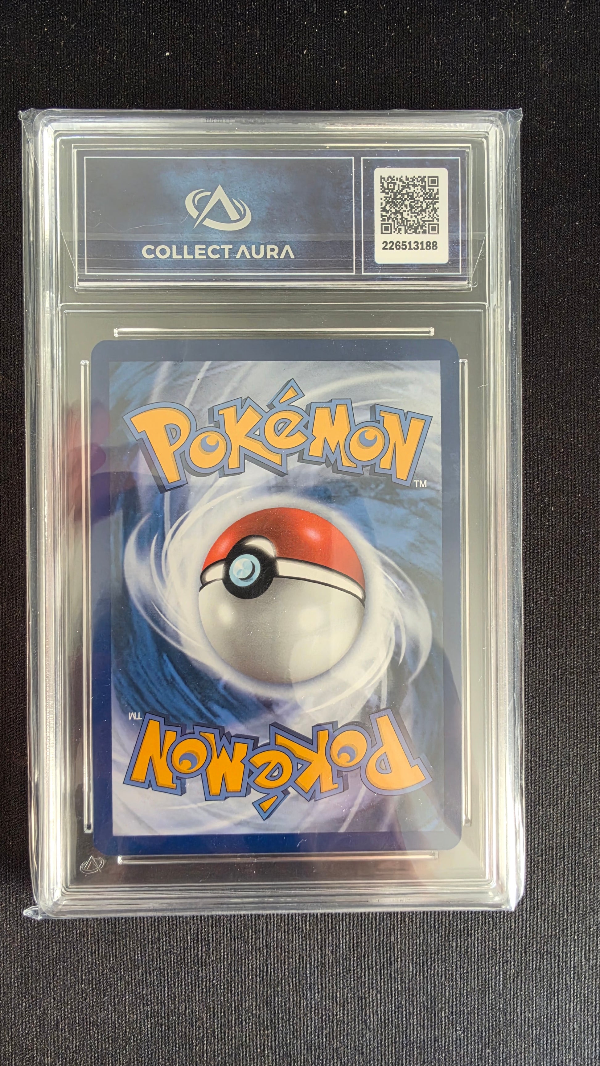 Carte Pokémon Gradée Collect Aura Tokorico ex 9.5 247/182 - arrière