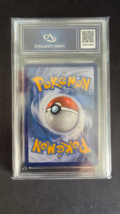 Carte Pokémon Gradée Collect Aura Ursaking Lune Vermeille ex 10 216/167 - arrière