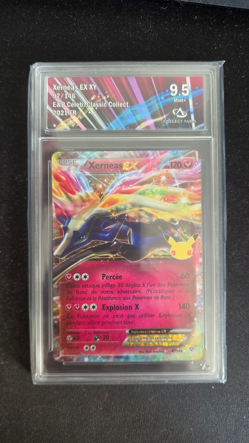 Carte Pokémon Gradée Collect Aura Xerneas EX 9.5 97/146 n°319542303
