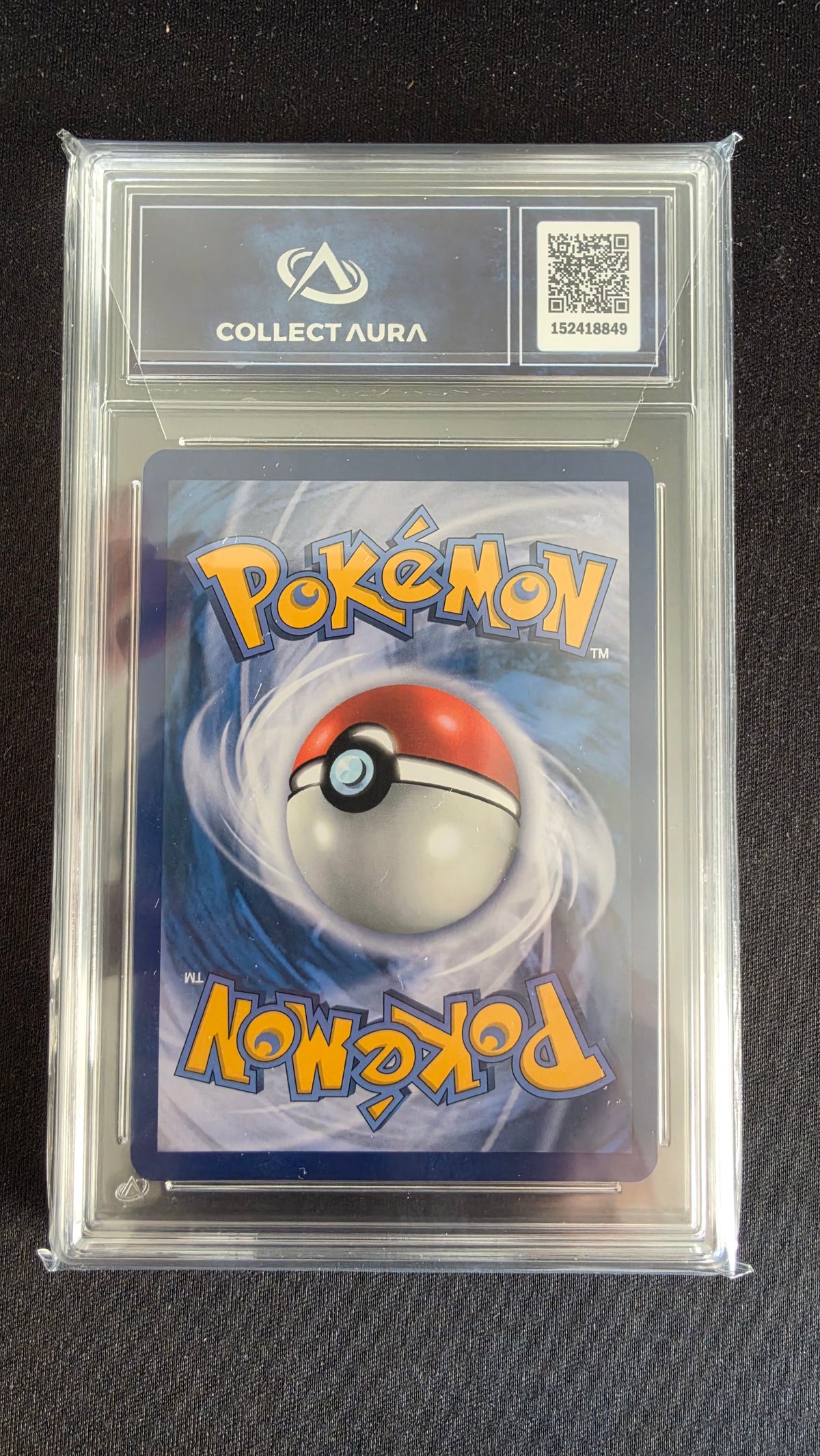 Carte Pokémon Gradée Collect Aura Zacian ex de Nabil 10 186/159 - arrière