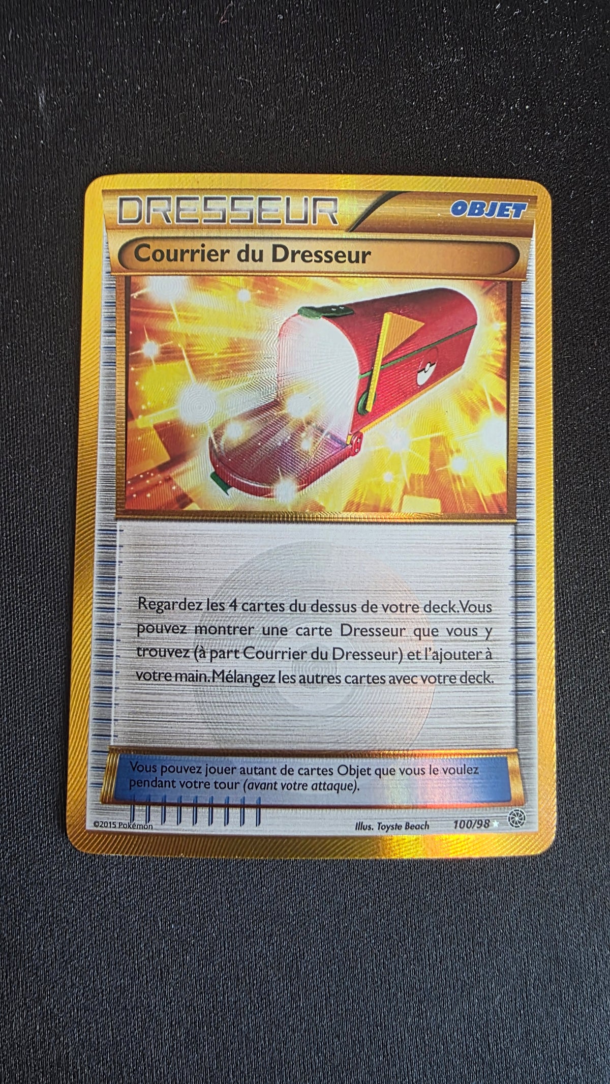 Carte Pokémon Courrier du Dresseur 100/98 - face