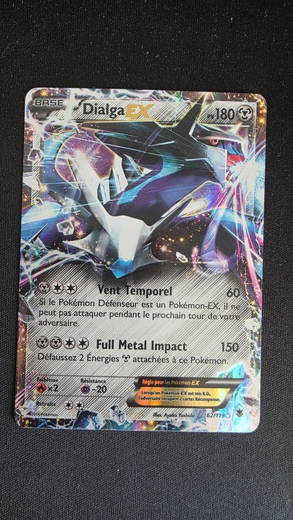 Carte Pokémon Dialga EX 62/119 - face