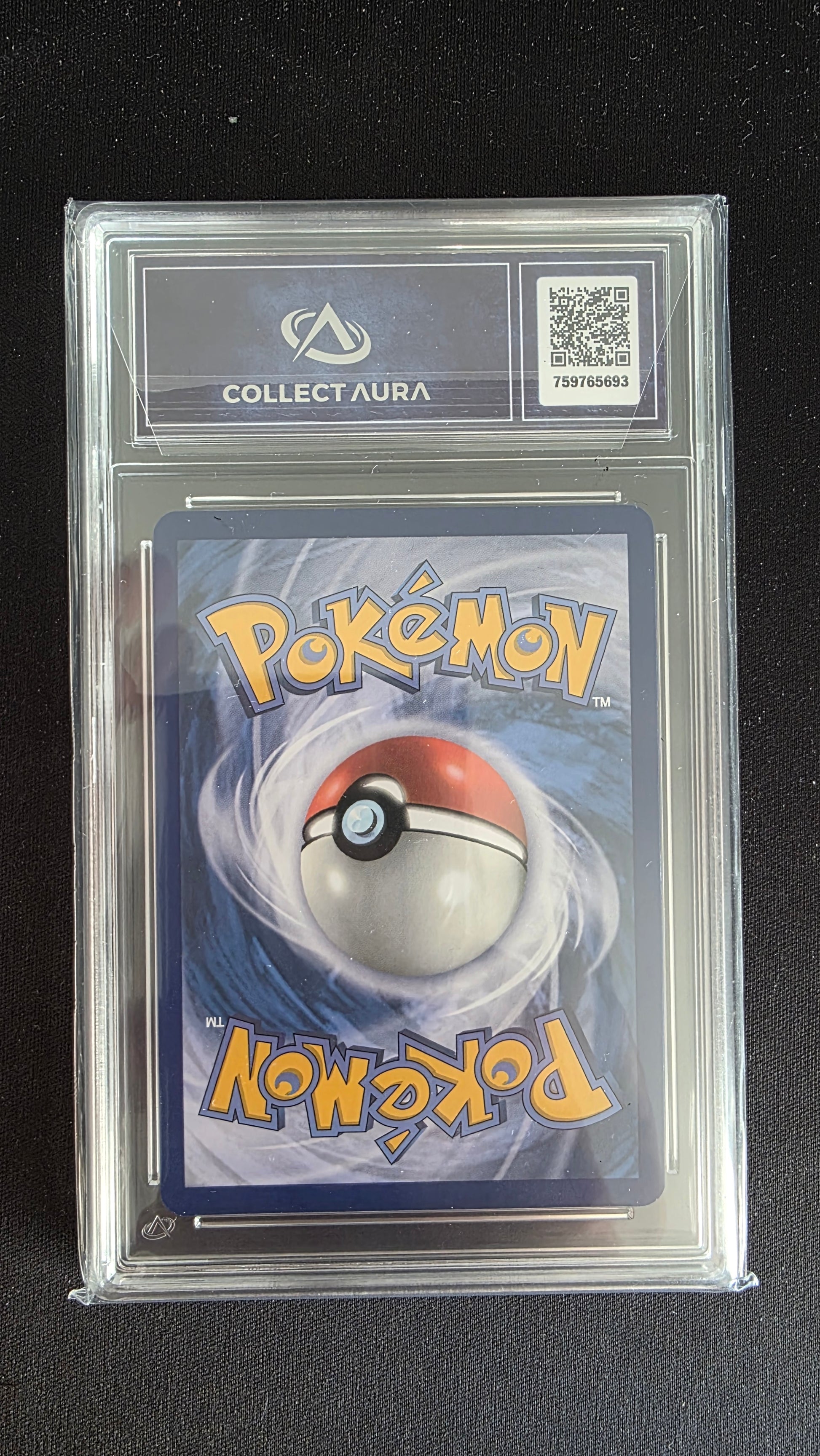 Carte Pokémon Gradée Collect Aura Zacian EX de Nabil 10 186/159 - arrière