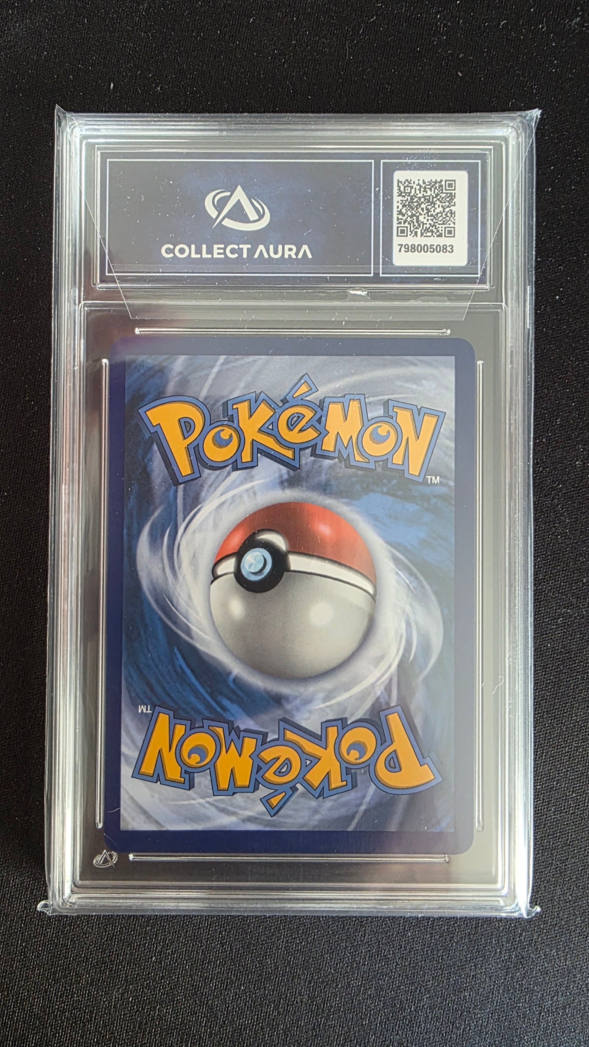 Carte Pokémon Gradée Collect Aura Dracaufeu Vmax Shiny 9 SV107/SV122 - arrière