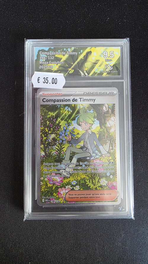 Carte Pokémon Gradée Collect Aura Compassion de Timmy 9.5 186/132