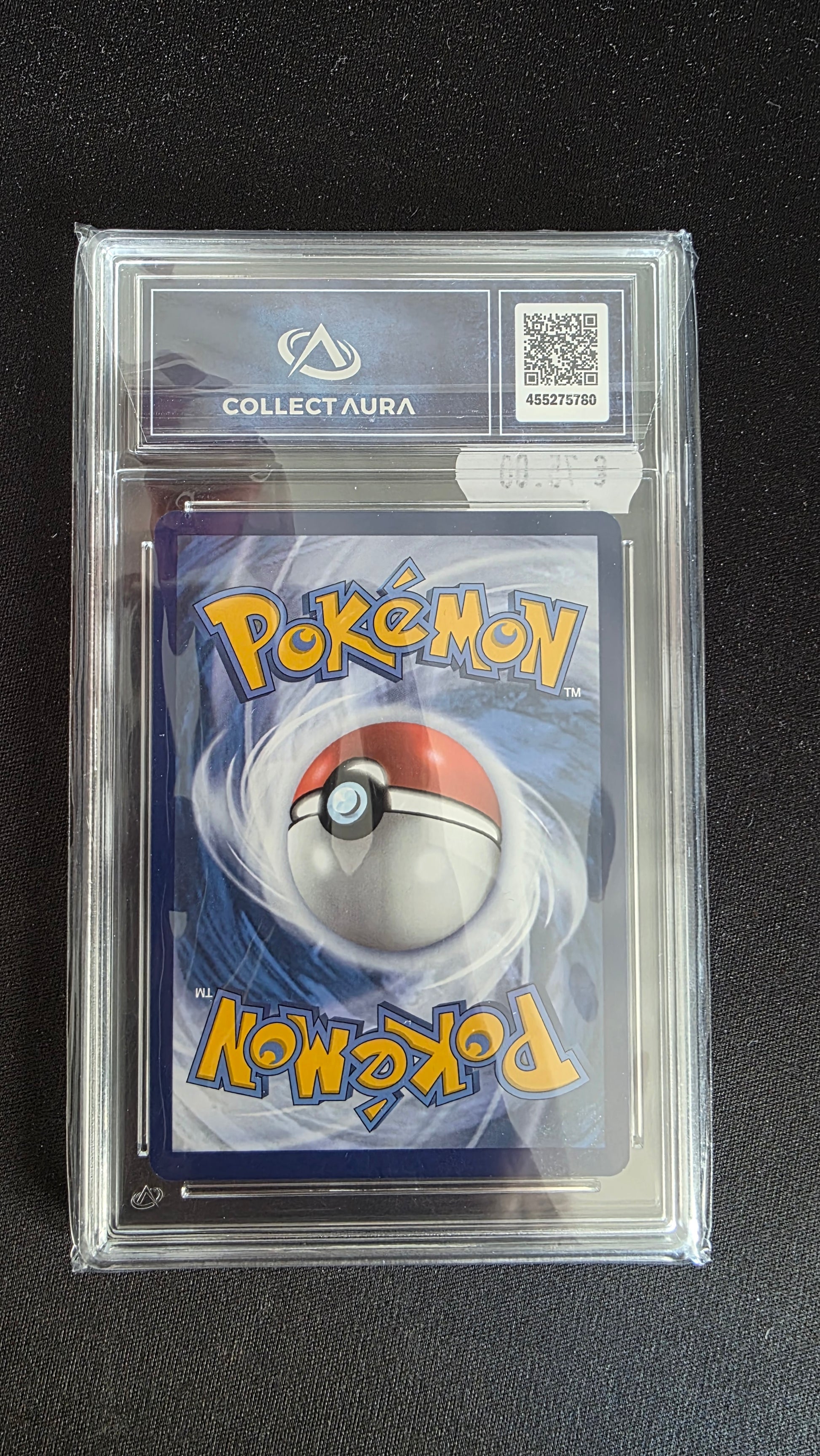 Carte Pokémon Gradée Collect Aura Conviction de Mortimer 9 211/162 - arrière