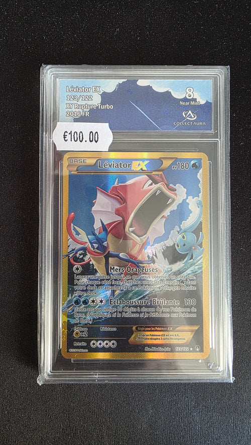 Carte Pokémon Gradée Collect Aura Léviator EX 8 123/122