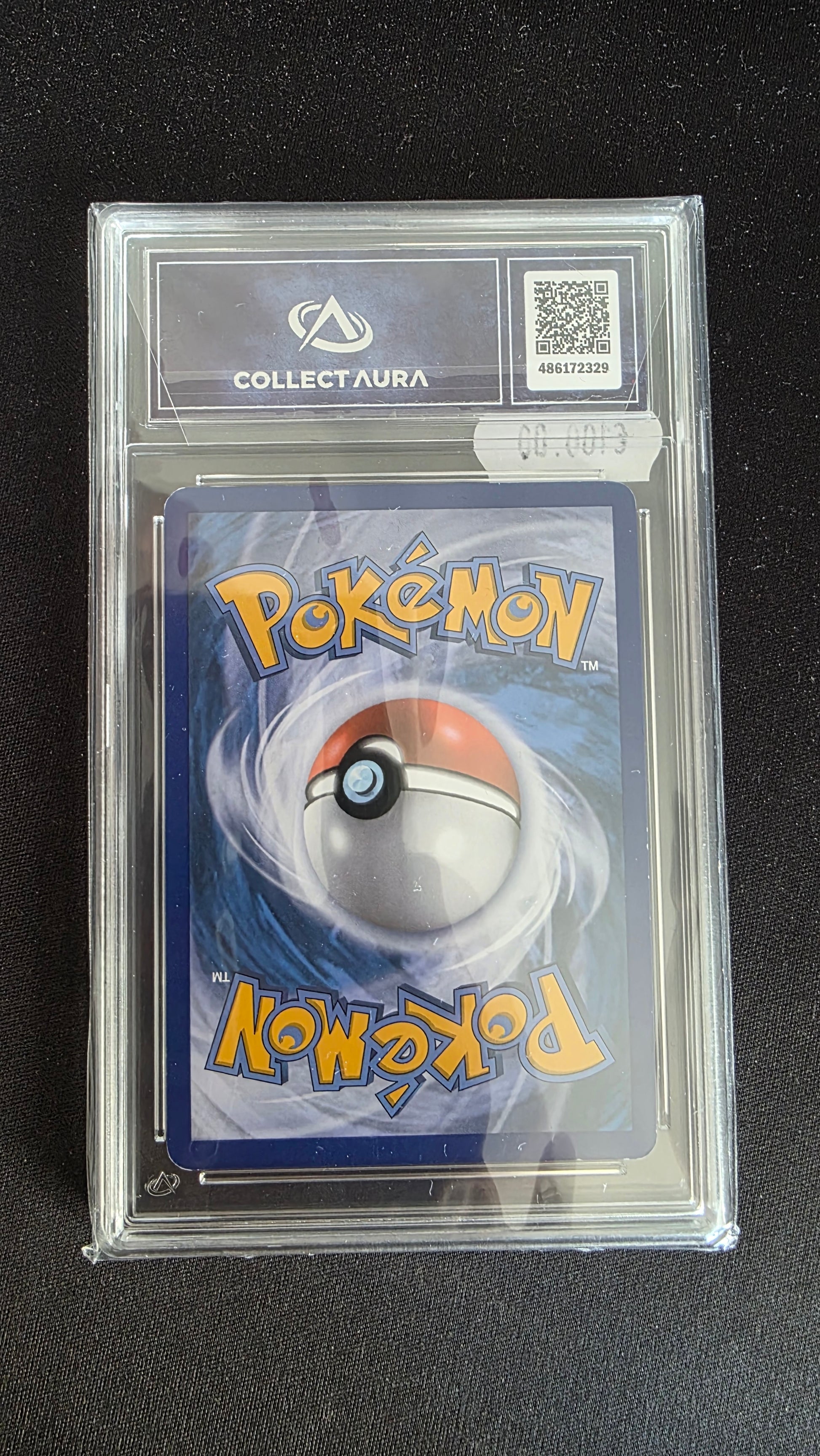 Carte Pokémon Gradée Collect Aura Léviator EX 8 123/122 - arrière