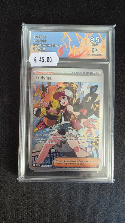 Carte Pokémon Gradée Collect Aura Ludvina 9.5 171/086 - face