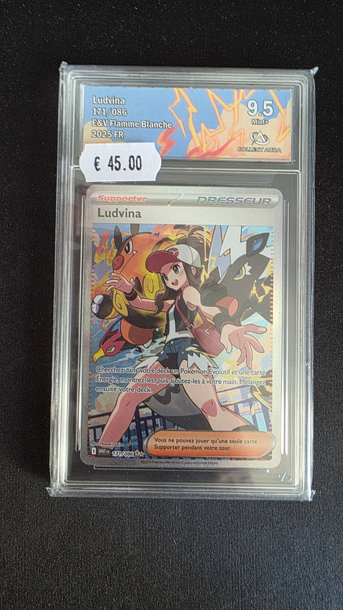 Carte Pokémon Gradée Collect Aura Ludvina 9.5 171/086