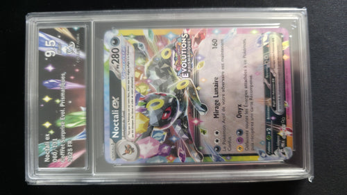 Carte Pokémon Gradée Collect Aura Nocatli EX 9.5 060/131 Stamp Évolutions Prismatiques