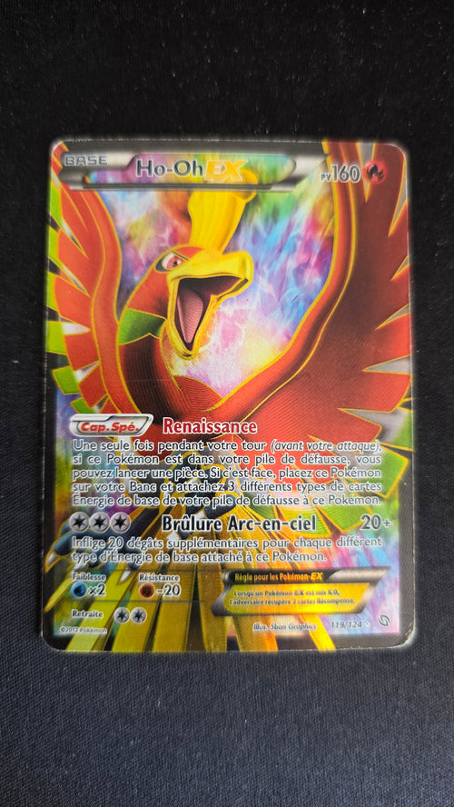 Carte Pokémon Ho-Oh EX 119/124