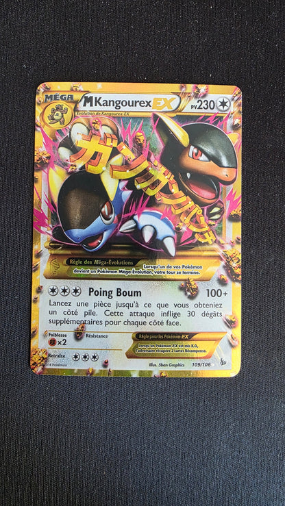 Carte Pokémon Méga Kangourex EX 109/106 - face