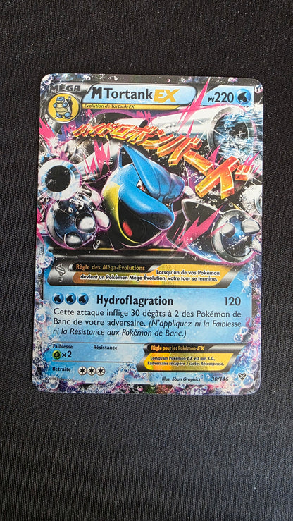 Carte Pokémon Méga Tortank EX 30/146 - face