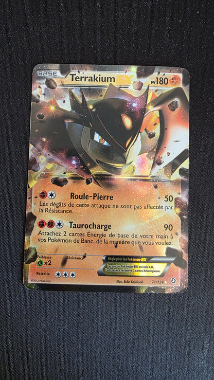 Carte Pokémon Terrakium EX 71/124 - face