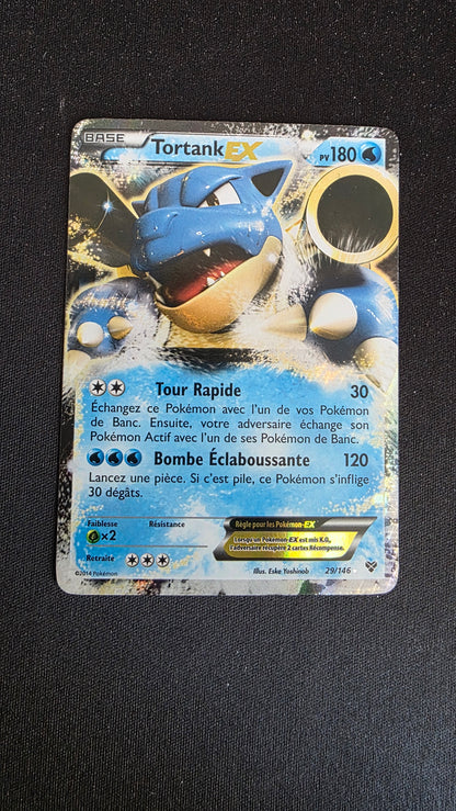Carte Pokémon Tortank EX 29/146 - face