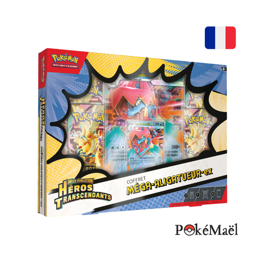 (précommande) Coffret Méga-Évolution Héros Transcendants ME2.5 Méga-Aligatueur-ex [FR]