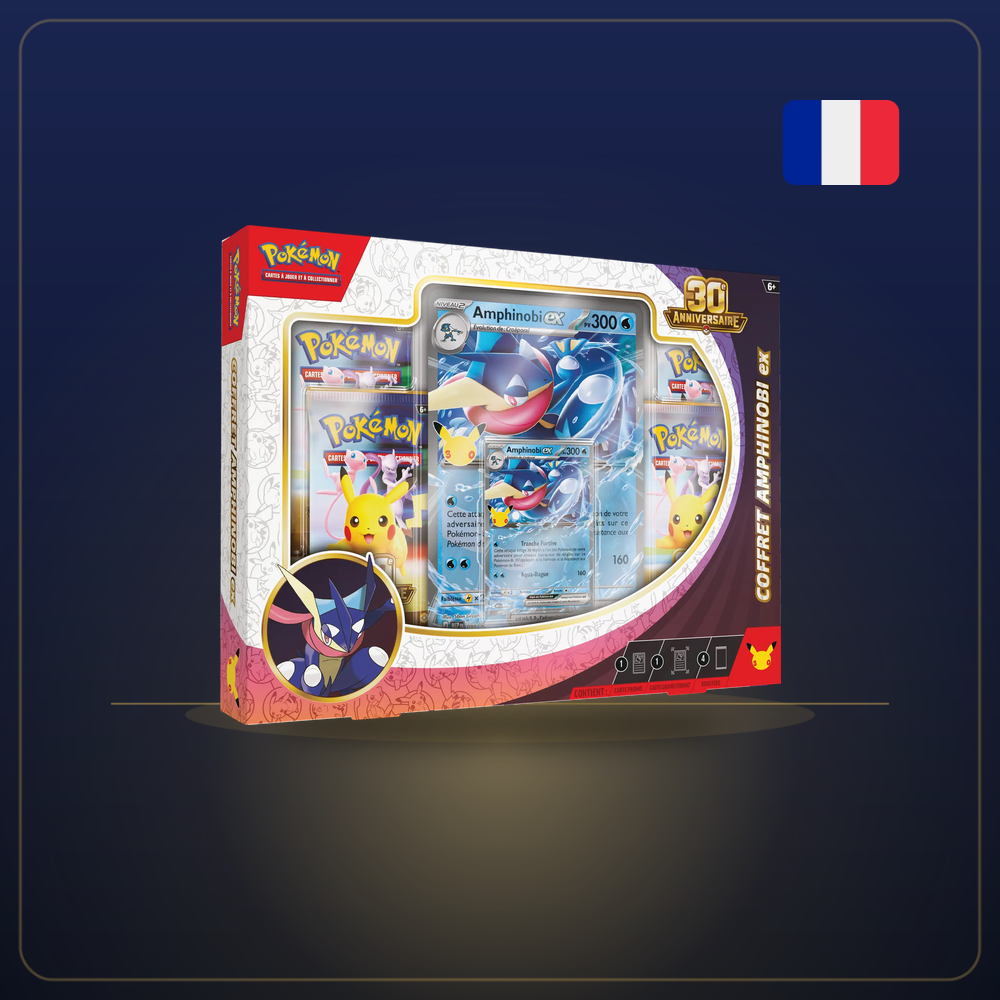 Coffret Amphinobi-ex Pokémon 30e Anniversaire