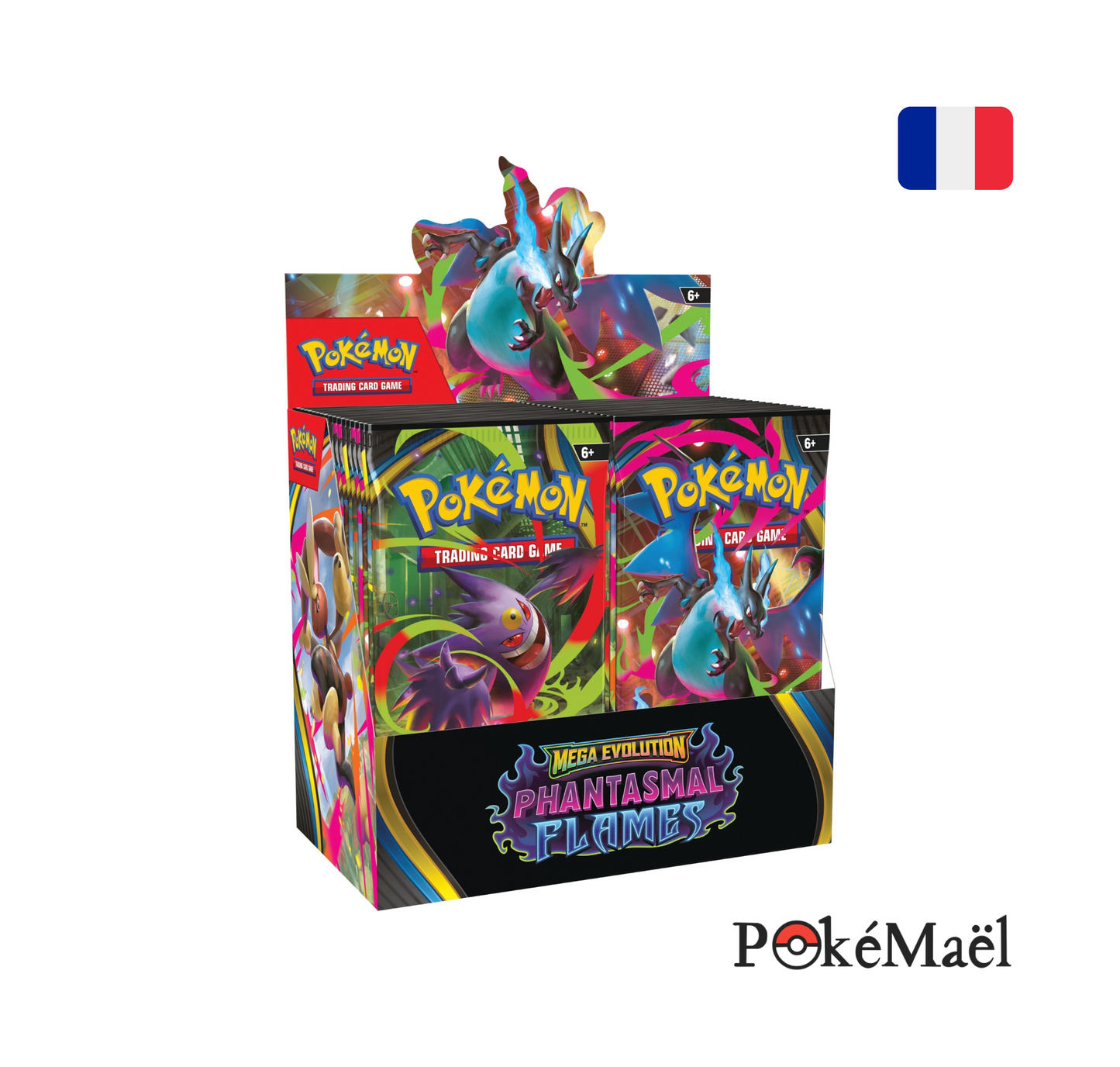 [précommande ] Display de Boosters Pokémon Flammes Fantasmagoriques ME2 (FR)