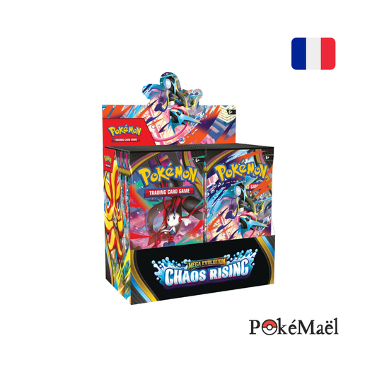 [précommande] Display de 36 Boosters Pokémon Chaos Ascendant ME4 (FR)