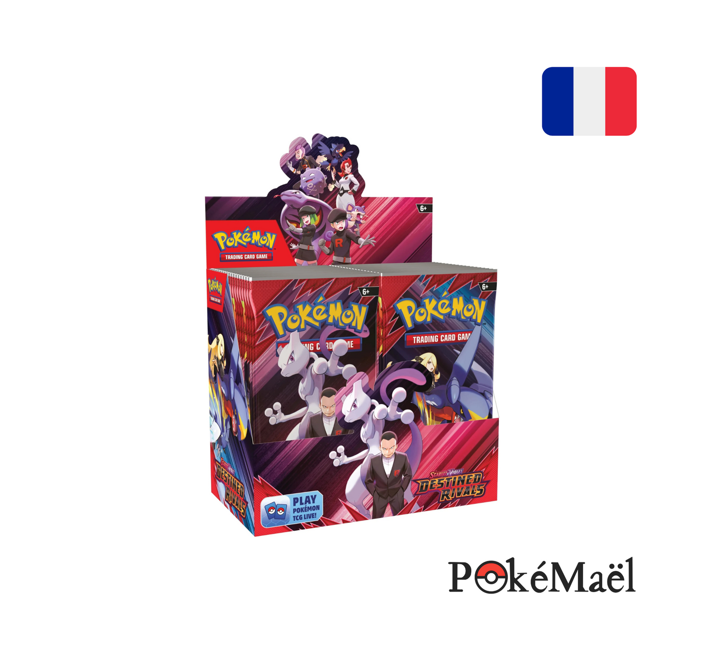 Display de 36 Boosters Pokémon Rivalités Destinées EV10 [précommande]