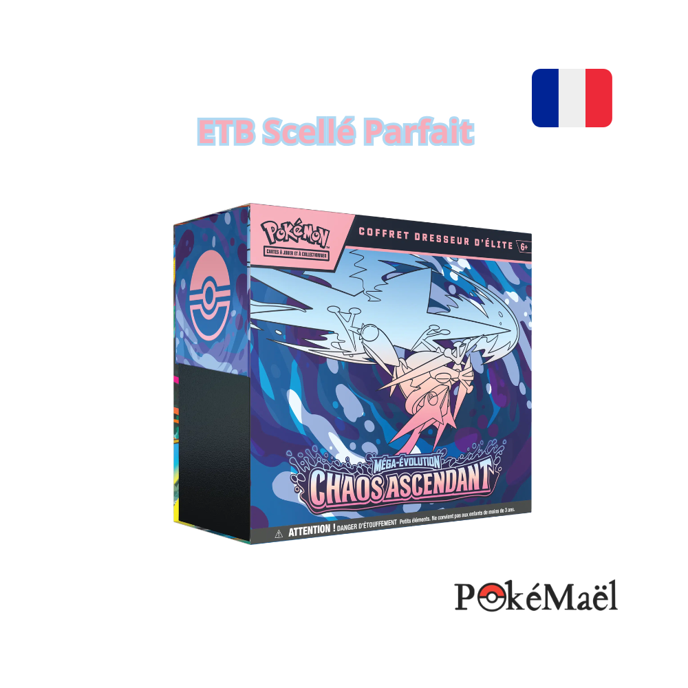[précommande] ETB / Coffret Dresseur d’Élite Pokémon Chaos Ascendant ME4 SCELLÉ PARFAIT (FR)