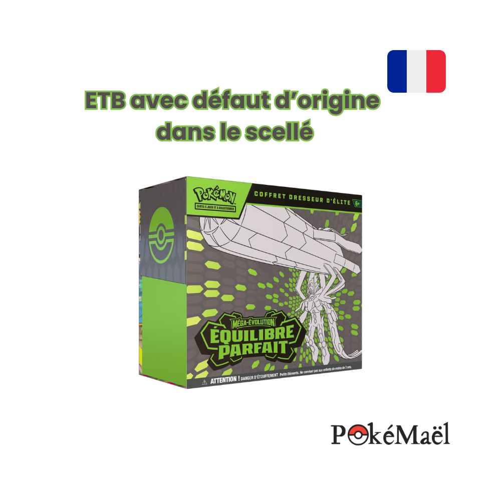 [précommande] ETB / Coffret Dresseur d’Élite – Équilibre Parfait ME3 (défaut dans le scellé FR)