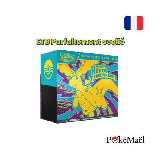 [précommande] ETB / Coffret Dresseur d’Élite – Héros Transcendants ME2.5 (FR) SCELLÉ PARFAIT