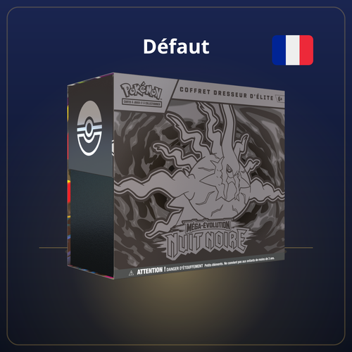 [Précommande] ETB / coffret dresseur d'élite avec défaut Pokémon ME5 Nuit Noire (FR)