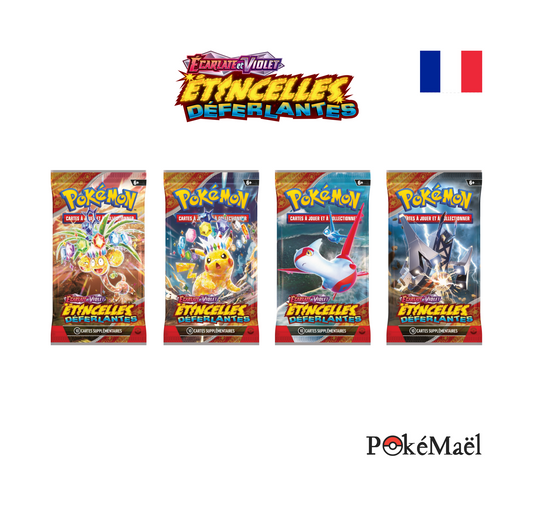 Booster sous blister Pokémon - Étincelles Déferlantes EV8 - [précommande]