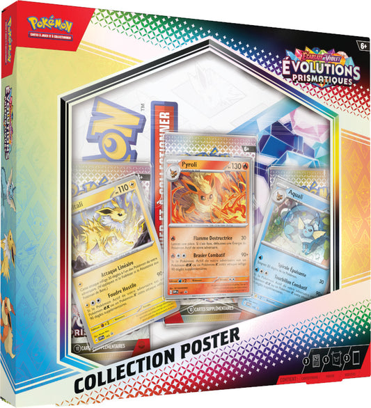 Coffret Pokémon Collection Poster - Évolutions Prismatiques EV8.5