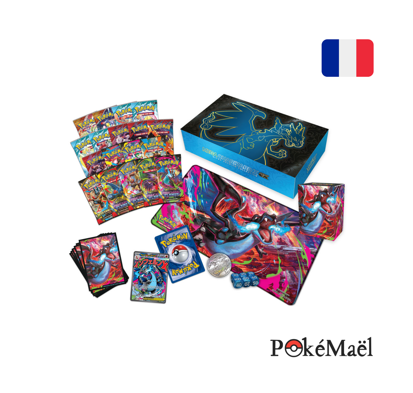 [précommande] UPC / Coffret Ultra Premium Méga-Dracaufeu X (FR).