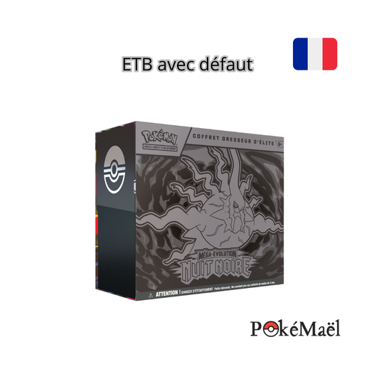 [Précommande] ETB / coffret dresseur d'élite avec défaut Pokémon ME5 Nuit Noire (FR)