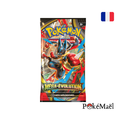 [précommande] Booster sous blister Pokémon Méga-Évolution (FR).
