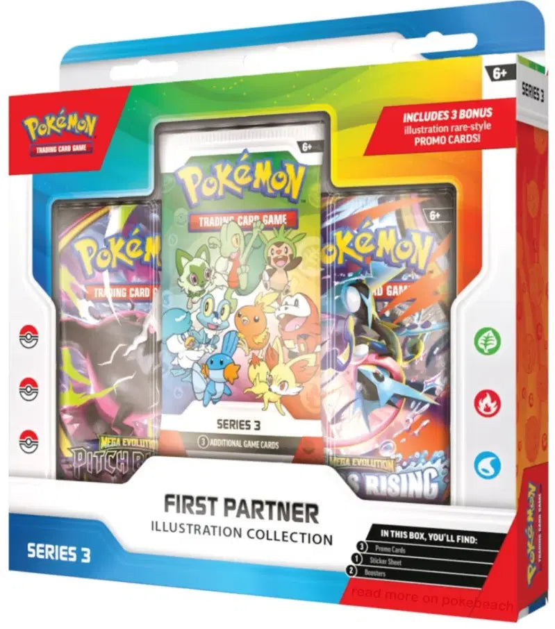 Coffret Pokémon Collection Illustration Premiers Partenaires Série 3