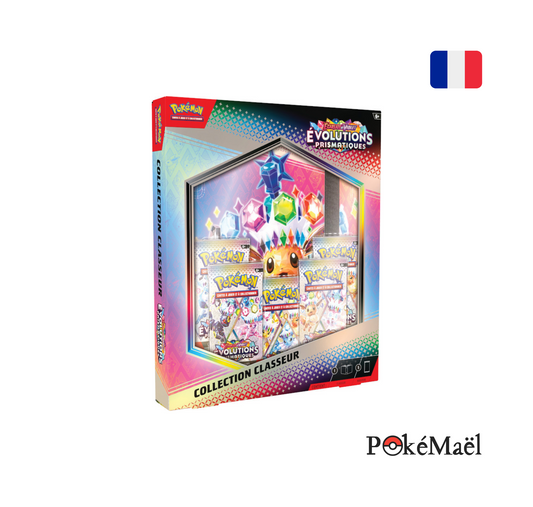 Coffret Pokémon Classeur – Évolutions Prismatiques EV8.5 [précommande]