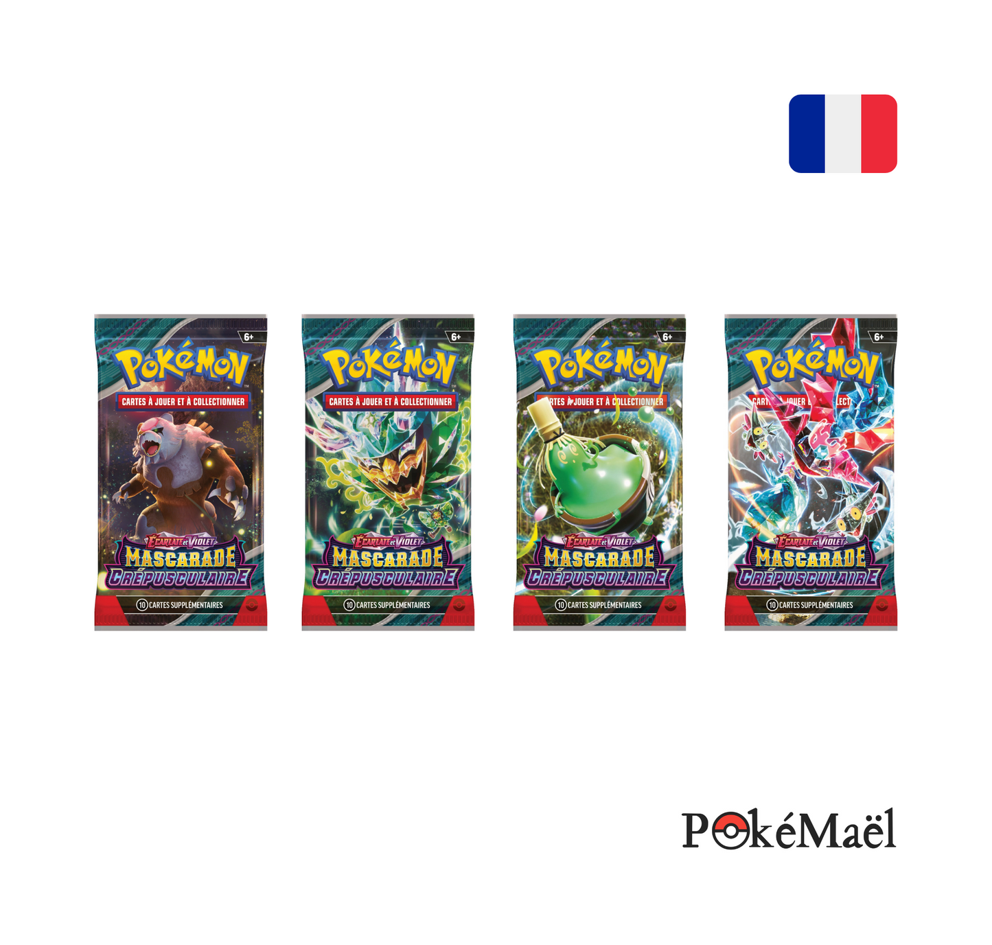 Booster Pokémon Mascarade Crépusculaire - EV6