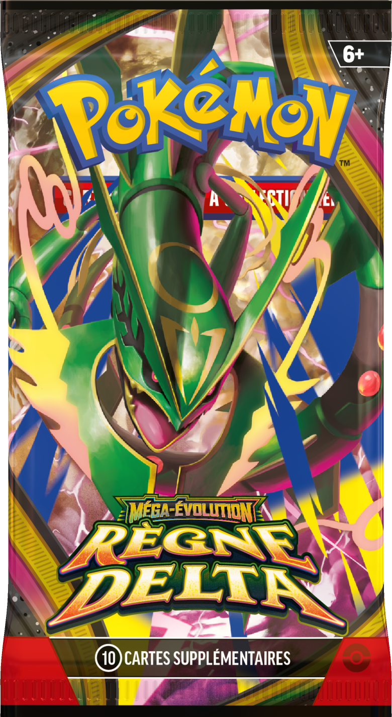 Booster sous blister Pokémon ME6 Règne Delta (FR) - artwork Méga-Rayquaza